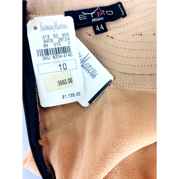 NWT Etro Milano Italy Womens Vintage 100% Silk Camisole Top Size 10 USA Italy 44 - Picture 7 of 15